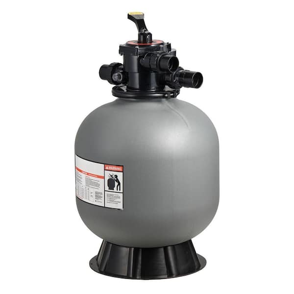 20 in. 50 GPM Swimming Pool Sand Filter System with 7-Way Multi-Port Valve for Above and Inground Pools