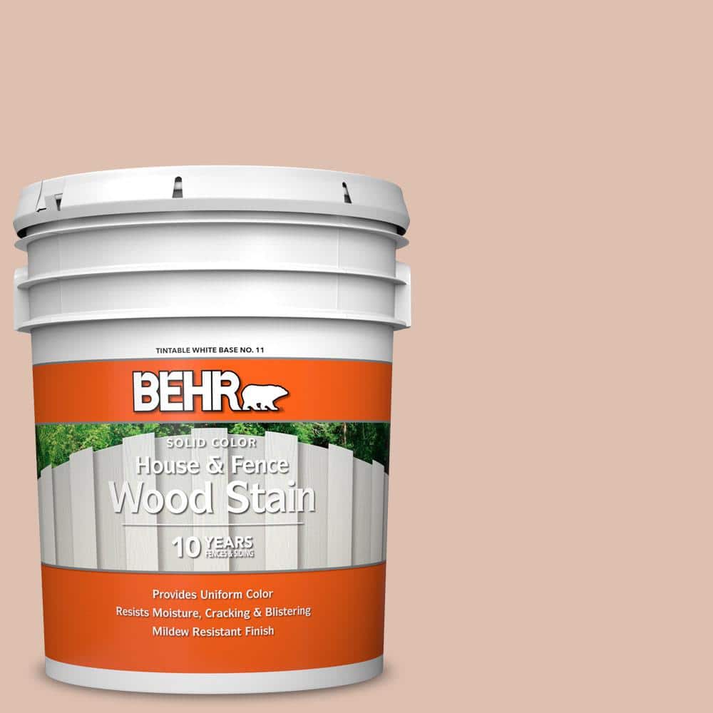 5 gal. #S200-2 Cinnamon Tea Solid Color House and Fence Exterior Wood Stain