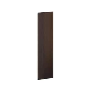 24 in. H W x 0.63 in. D x 96 in. H Lincoln Brown Solid Wood Pantry End Panel