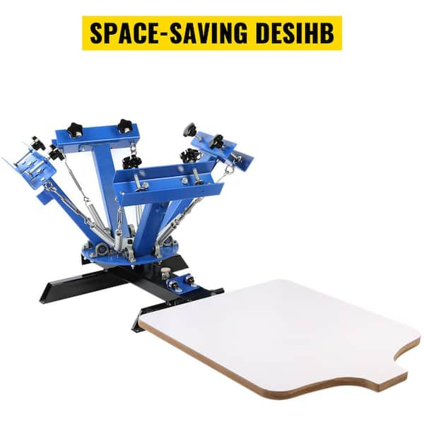 Screen Printing Machine 1 Station 4 Color Screen Printing Kit for T-Shirt  DIY Screen Printing Press