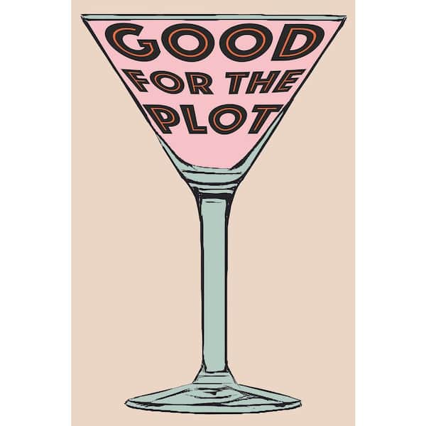 VENICE BEACH Collections Good for the Plot by Grotto Studios 1 Piece Unframed Graphic Print Abstract Poster Art Print 24 in. x 36 in.