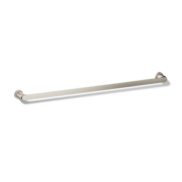 Avid 30 in. Wall Mounted Towel Bar in Vibrant Brushed Nickel