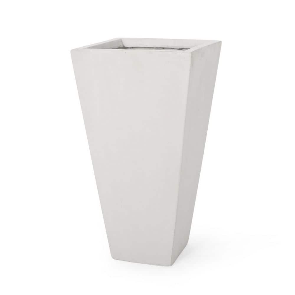 Avex Matte White Indoor/Outdoor Composite Planter Garden Pots (13 in. L x 13 in. W x 25 in. H) price history on PriceWatchPro