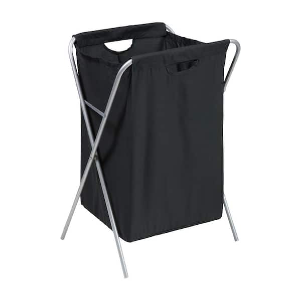 Honey-Can-Do Black Collapsible Steel Laundry Hamper
