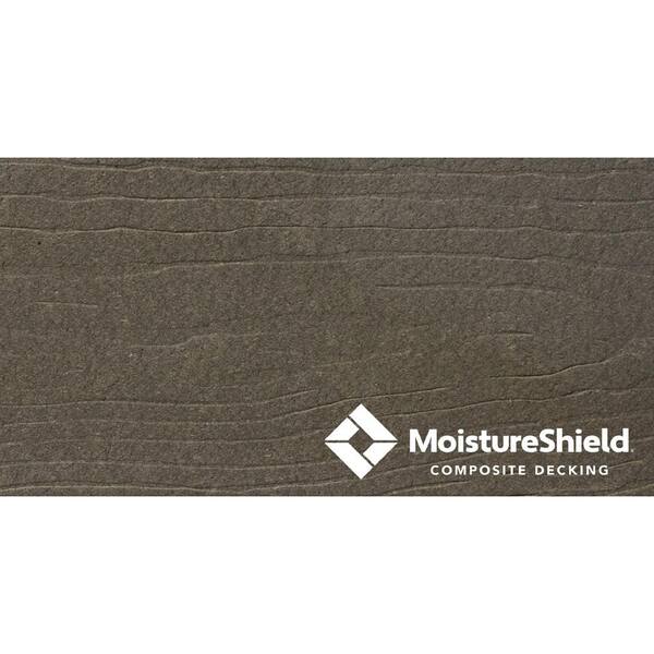 MoistureShield Vantage 1 in. x 5.4 in. x 16 ft. Cape Cod Gray Composite Solid Decking Board