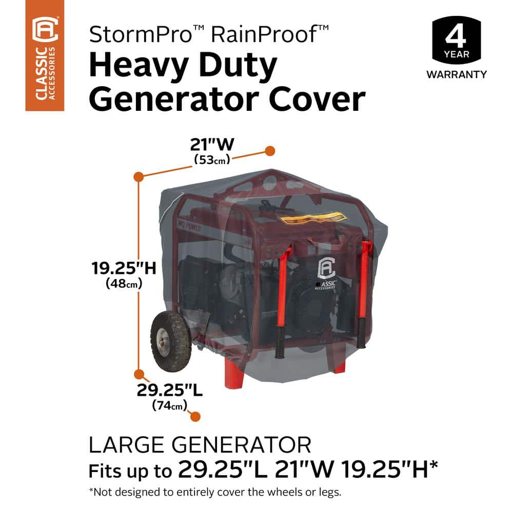StormPro Large Rainproof Heavy-Duty Generator Cover - 2