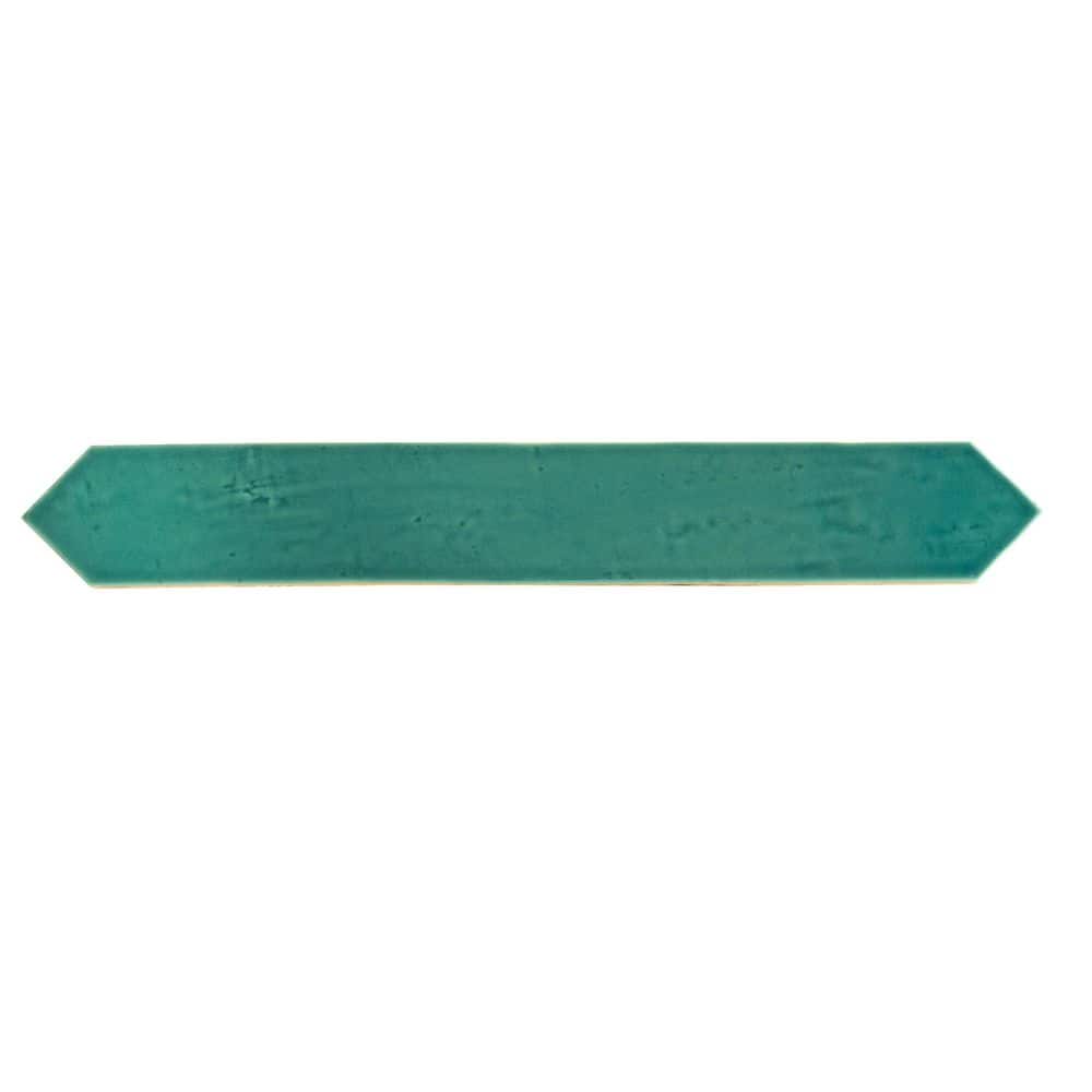 Terralis 3 in. x 19 in. Glossy Turquoise Blue Porcelain Picket Wall and Floor Tile (7.65 sq. ft./case) (20 Pack) price history on PriceWatchPro