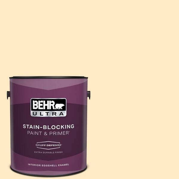 BEHR ULTRA 1 gal. #P250-1 Papaya Sorbet Extra Durable Eggshell Enamel Interior Paint & Primer