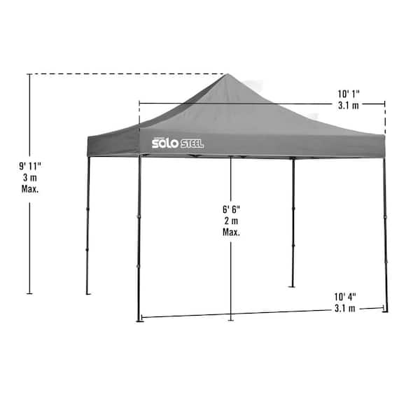 Canopy straight clearance leg