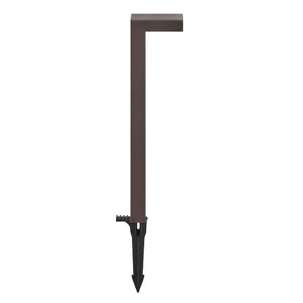 Hampton Bay Jemison 158 Lumen Low Voltage Millennium Bronze Hardwired Integrated LED Weather Resistant Outdoor Path Light