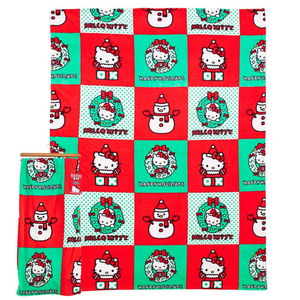 THE NORTHWEST GROUP Sanrio Hello Kitty Holiday Hugs Silk Touch Throw Blanket 1SANA2500H001RET The Home Depot