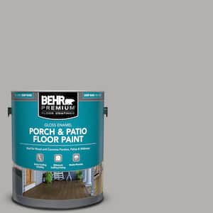 1 gal. #BXC-25 Colonnade Gray Gloss Enamel Interior/Exterior Porch and Patio Floor Paint