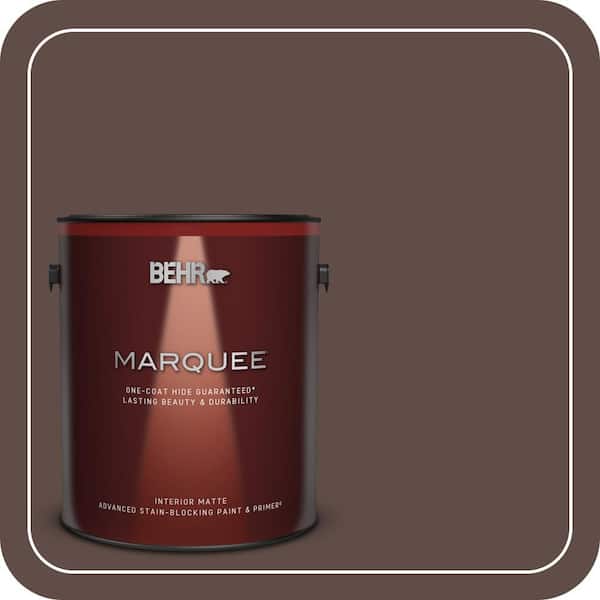 BEHR MARQUEE 1 gal. #730B-7 English Manor Matte Interior Paint & Primer