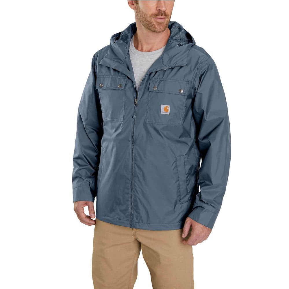 Carhartt Men's Medium Steel Nylon Rockford Jacket 100247-075 - The