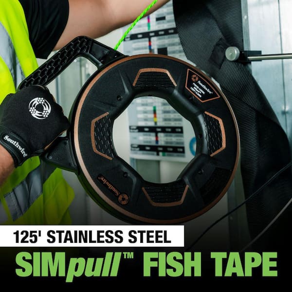 Fish Tape 100 Ft Southwire 125-Foot Fish Tape Flexible