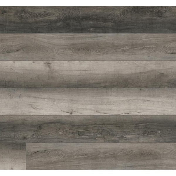 A&A Surfaces Brant Lake 20 MIL x 7 in. x 48 in. Waterproof Click Lock Luxury Vinyl Plank Flooring (19.02 sq. ft. / case)