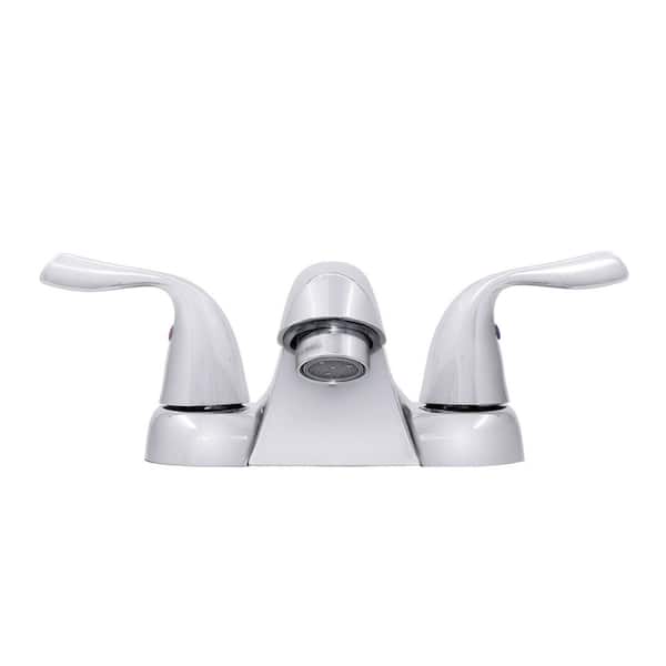 WASSERMAN FAUCETS Dual Wing Handle Classic Low-Rise Spout 4 in. Centerset Bathroom Lavatory Faucet without Drain Kit in Chrome