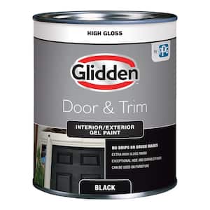 1 qt. Deepest Black Gloss Interior/Exterior Oil Paint