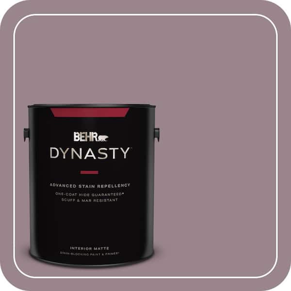 BEHR DYNASTY 1 gal. Home Decorators Collection #HDC-CL-05 Orchard Plum One-Coat Hide Matte Interior Stain-Blocking Paint & Primer