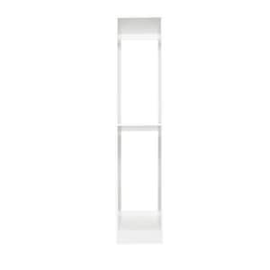24 in. D x 18 in. W x 88.5 in. H White Wood Closet System Tall Tower Kit
