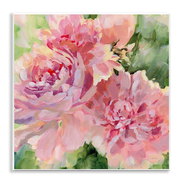 Flared Peony Petals by Katrina Pete Unframed Nature Graphic Art Print 12 in. x 12 in.