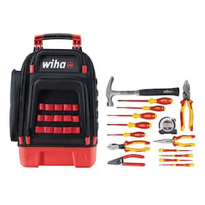 Apprentice Electrician's Insulated Tool Kit in Heavy-Duty Backpack (16-Piece)