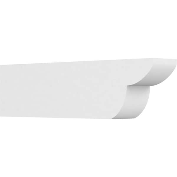 Ekena Millwork 5 in. x 8 in. x 30 in. Standard Crestline Architectural Grade PVC Rafter Tail Brace