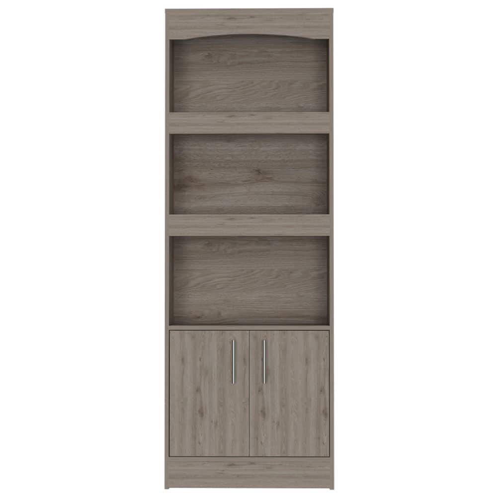 23.60 in. W x 11.80 in. D x 71.10 in. H Gray Particle Board Freestanding Linen Cabinet with Five Shelves in Light Gray price history on PriceWatchPro