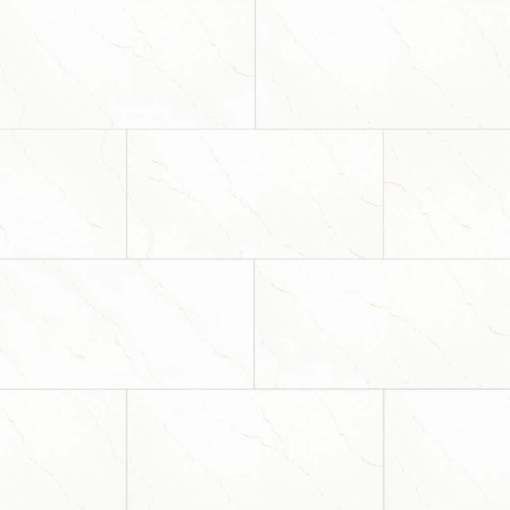 Marcella Gold 24 in. x 48 in. Matte Porcelain Marble Look Floor and Wall Tile (16 sq. ft./Case) price history on PriceWatchPro