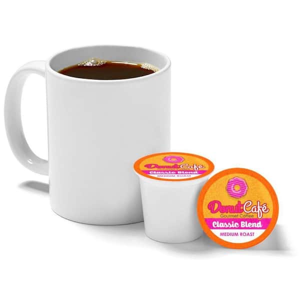 Donut Cafe Coffee Pods for Keurig K-Cup Brewers, Medium Roast, Classic  Blend, 80-Count 292810 - The Home Depot