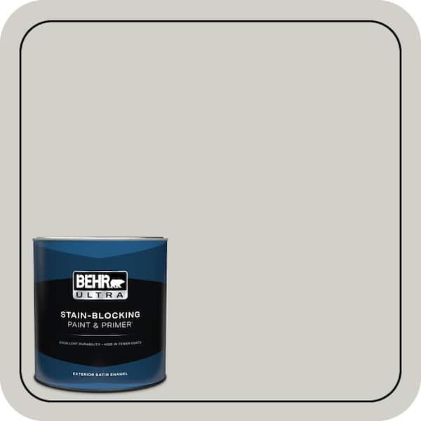BEHR ULTRA 1 qt. Home Decorators Collection #HDC-NT-17G Polar Fox Satin Enamel Exterior Paint & Primer