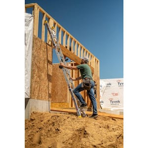 14 ft. Reach Aluminum Multi-Position Ladder with 300 lbs. Load Capacity Type IA Duty Rating