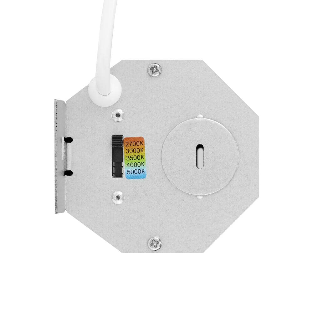 Black Aluminum 3-Inch LED Cylinder Downlight with Adjustable Color Temperature
