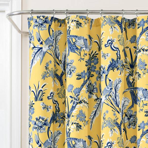 Yellow Dolores Shower Curtain Single, Mustard Yellow Shower Curtain Set
