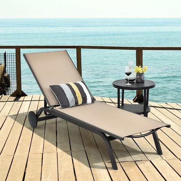 member's mark sling stacking chaise lounge