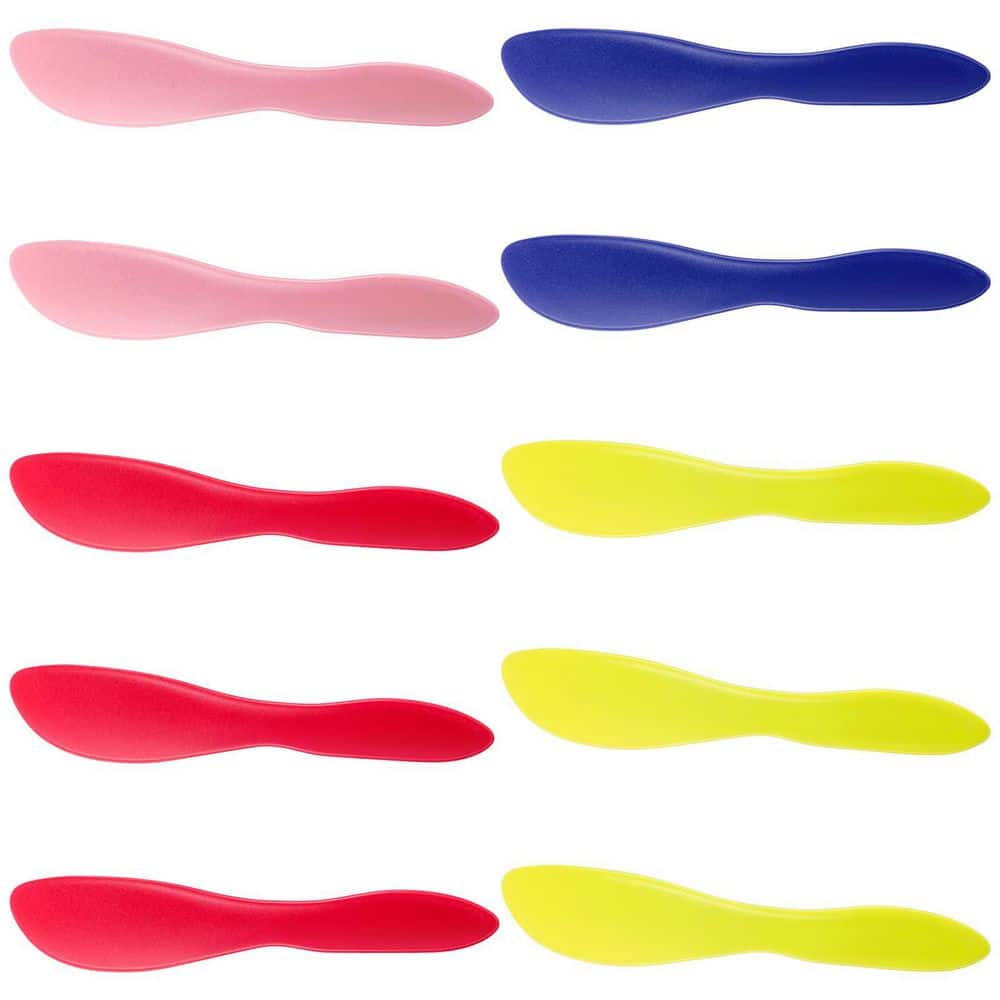 10-Piece Plastic Butter Spreaders Set, 7 x 1.4 in, Multicolor for Frosting, Spreading price history on PriceWatchPro