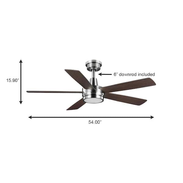 Hampton Bay Fanelee 54 In White Color, Battery Operated Ceiling Fan Outdoor