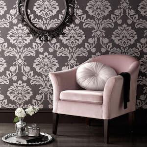 Aurora Gray Vinyl Peelable Wallpaper (Covers 56 sq. ft.)