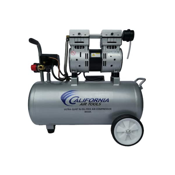 Photo 1 of 8.0 Gal. 1.0 HP Aluminum Air Tank Ultra-Quiet and Oil-Free Portable Electric Lightweight Air Compressor