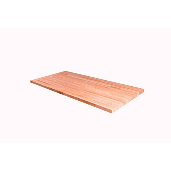 Unfinished White Oak 4 ft. L x 25 in. D x 1.5 in. T Butcher Block Countertop
