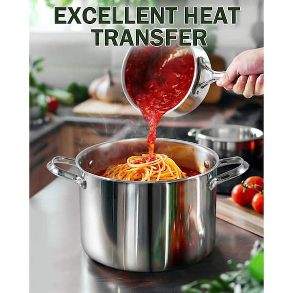 Cooks Standard 6-Pieces Multi-Ply Clad Stainless Steel Kitchen