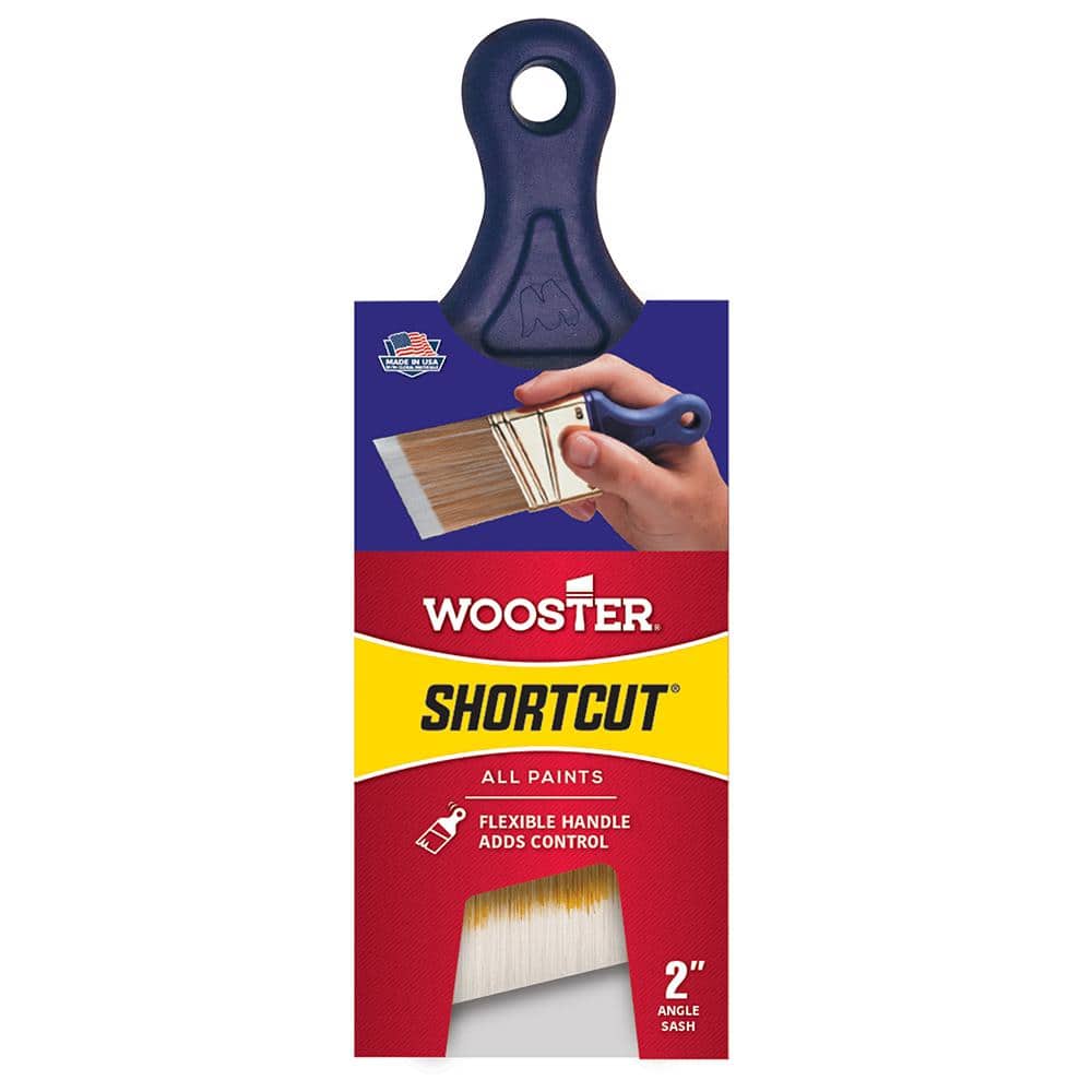 Wooster Brush Q3211-2 Shortcut Angle Sash Paintbrush Pack of 12 