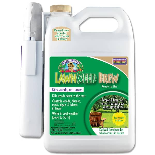 Bonide Lawnweed Brew RTU Gal Battery Powered Wand 2615 - The Home Depot