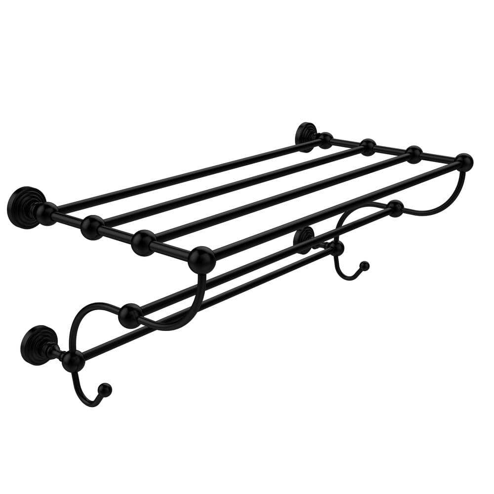 Allied Brass Waverly Place Collection 36 in. W Train Rack Towel Shelf ...