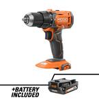 18V Cordless 1/2 in. Hammer Drill with 18V Lithium-Ion 1.5 Ah Battery
