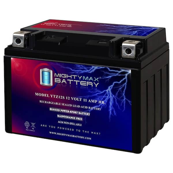 MIGHTY MAX BATTERY YTZ12S 12-Volt 11AH Battery for Honda 800 VFR800 A Interceptor ABS 02-12