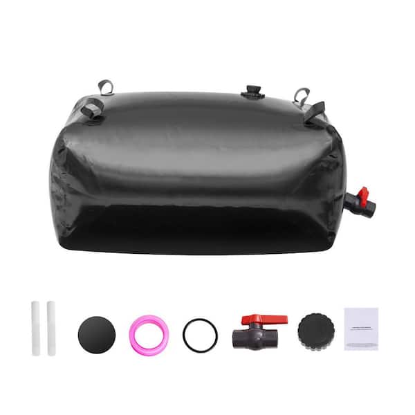 SKYSHALO 240L/63.4 gal. Water Storage Bladder, Portable RV Water Tank, 1000D PVC Collapsible Water Storage Containers