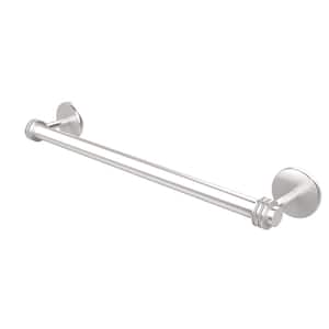 Satellite Orbit Two Collection 36 in. Towel Bar with Dotted Detail in Satin Chrome