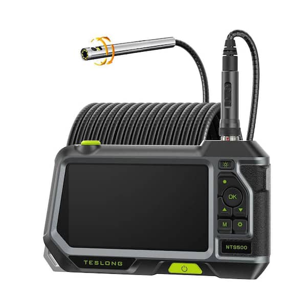 NTS500 Rotating Dual Lens 3500 mAh Battery 9. 8ft Probe Length, 0.33-inch (8. 5mm) 720p Resolution Sewer Camera
