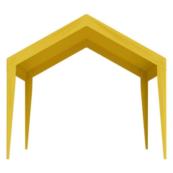 10 x 20Beige Outdoor Carport Replacement Canopy Cover with Heavy Duty Waterproof and UV Resistant, Frame is Not Included